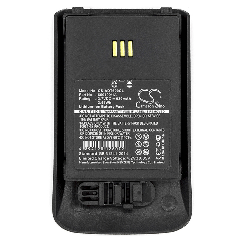 Batterie Batteria Telefono Cordless CS-ADT690CL