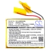 Batterie Sostituisce SRP603443