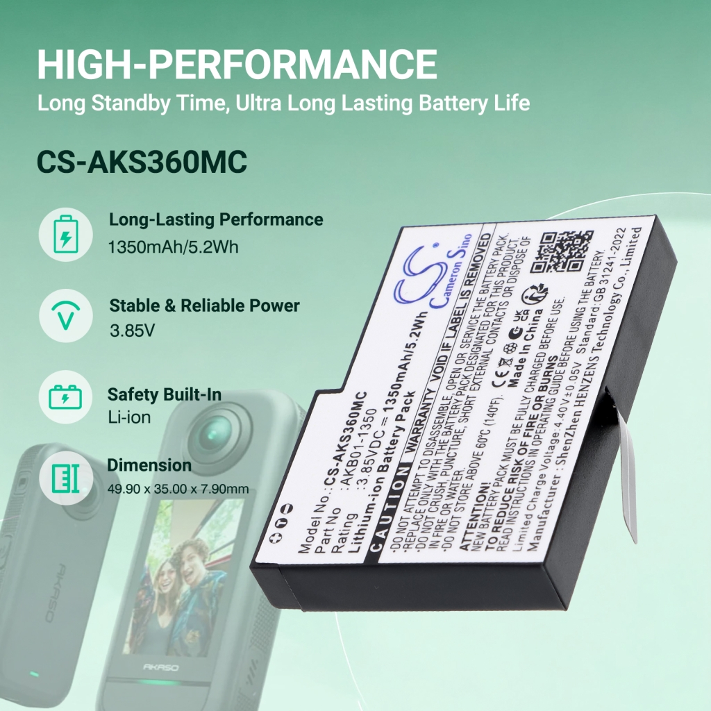 Battery compatible with Camera Battery