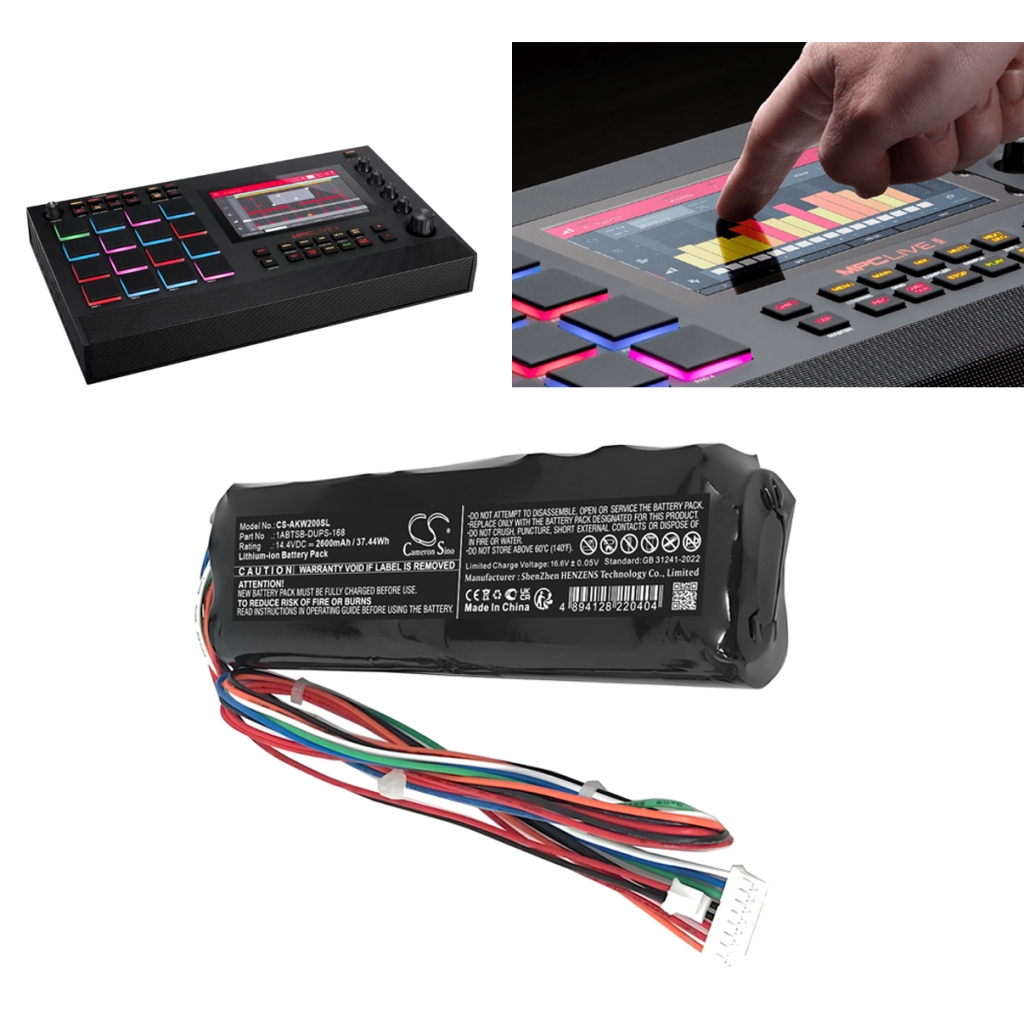 Batteria amplificatore Akai CS-AKW200SL