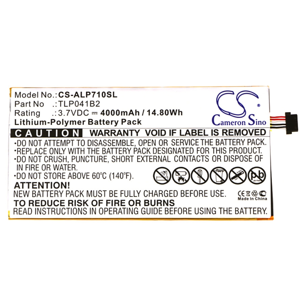 Sostituzione della batteria compatibile per Alcatel TLP041B2