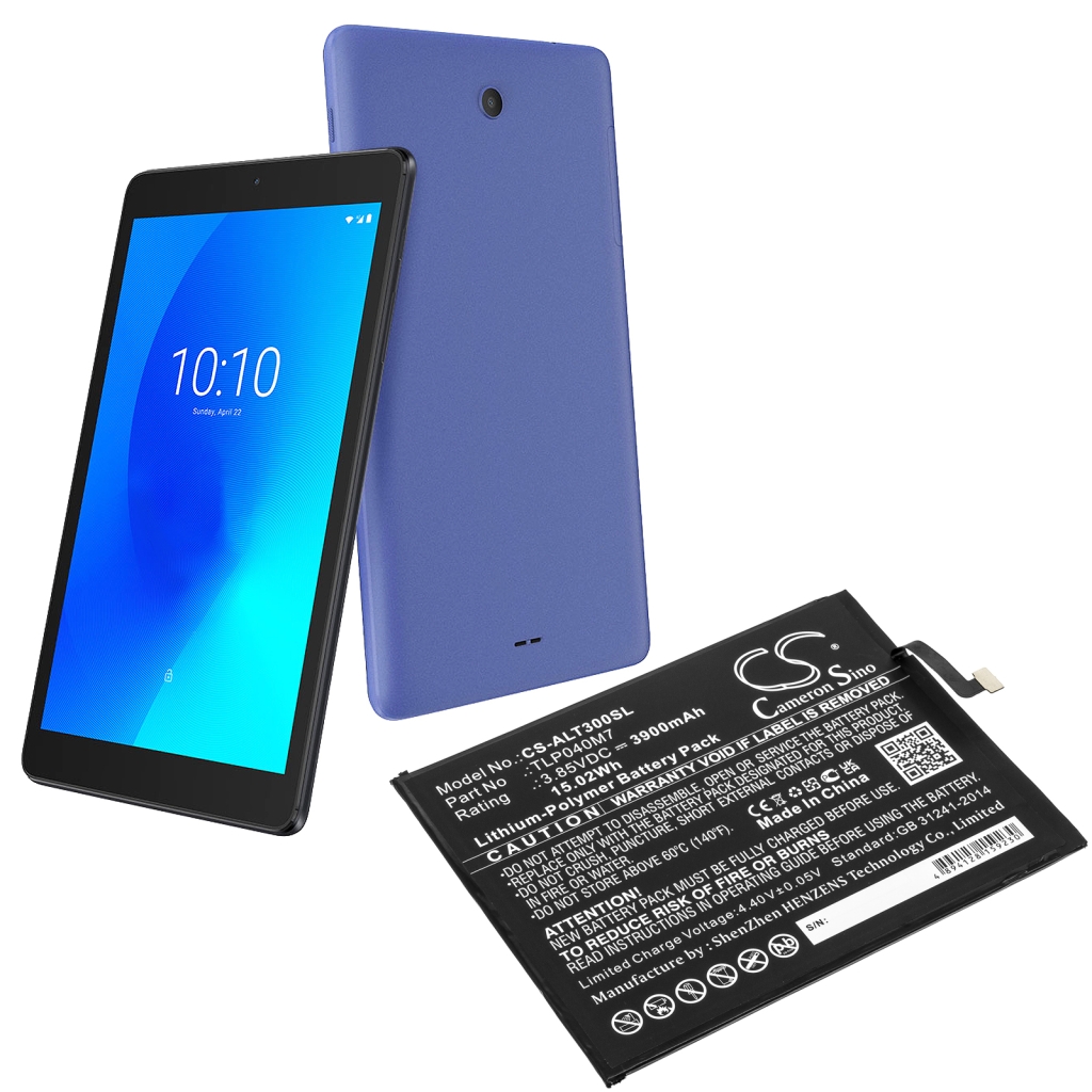 Sostituzione della batteria compatibile per Alcatel TLP040M1,TLP040M7