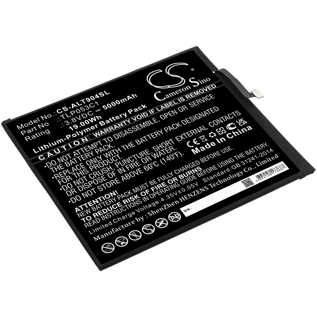 Sostituzione della batteria compatibile per Alcatel TLP053C1