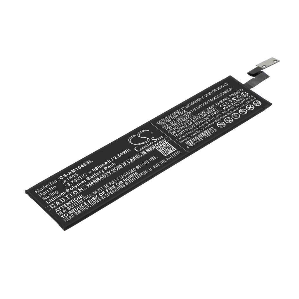 Sostituzione della batteria compatibile per Apple 210000004542,A1645