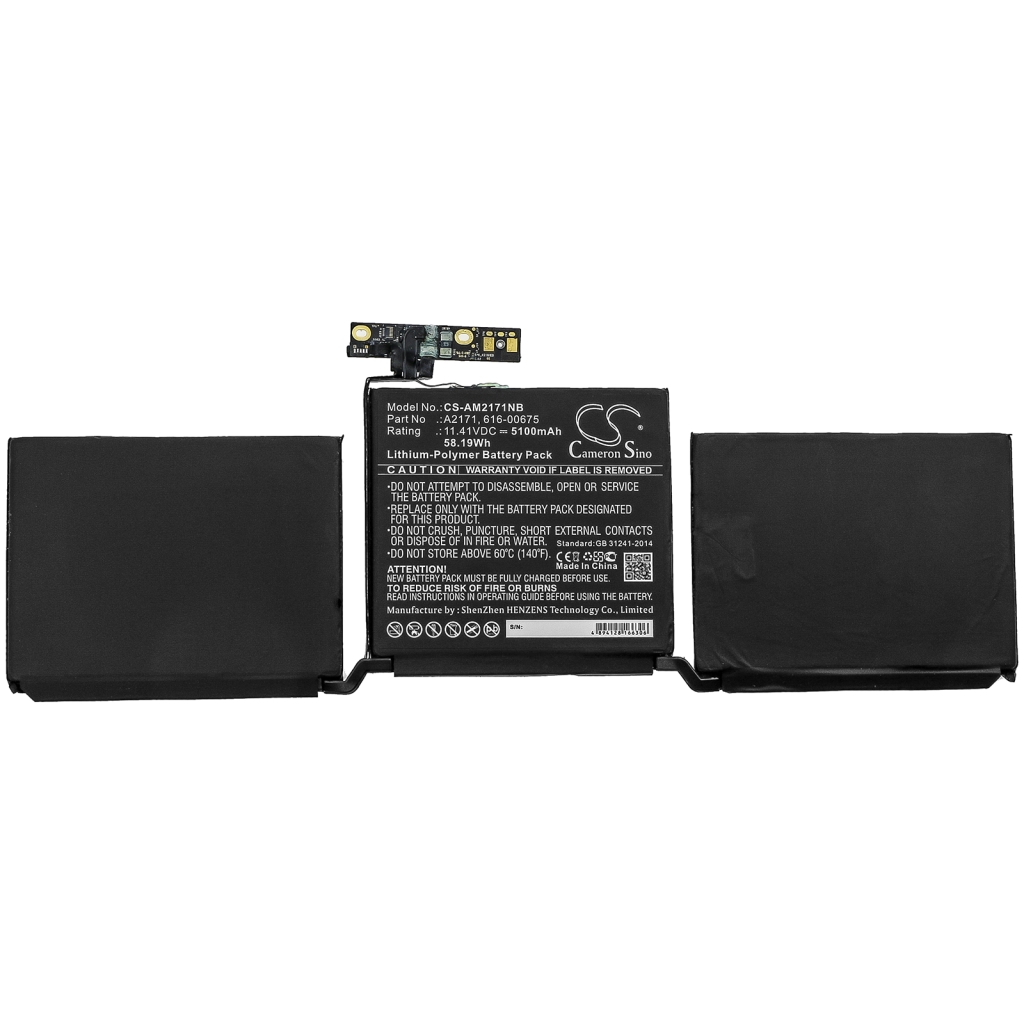 Batteria notebook Apple Macbook Pro Retina 13.3 A2159 (CS-AM2171NB)