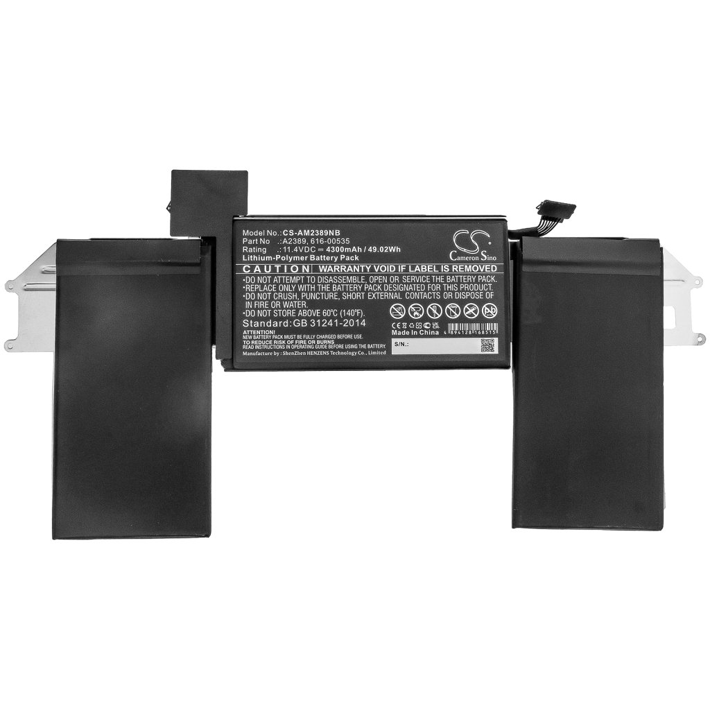 Batterie Sostituisce 616-00535