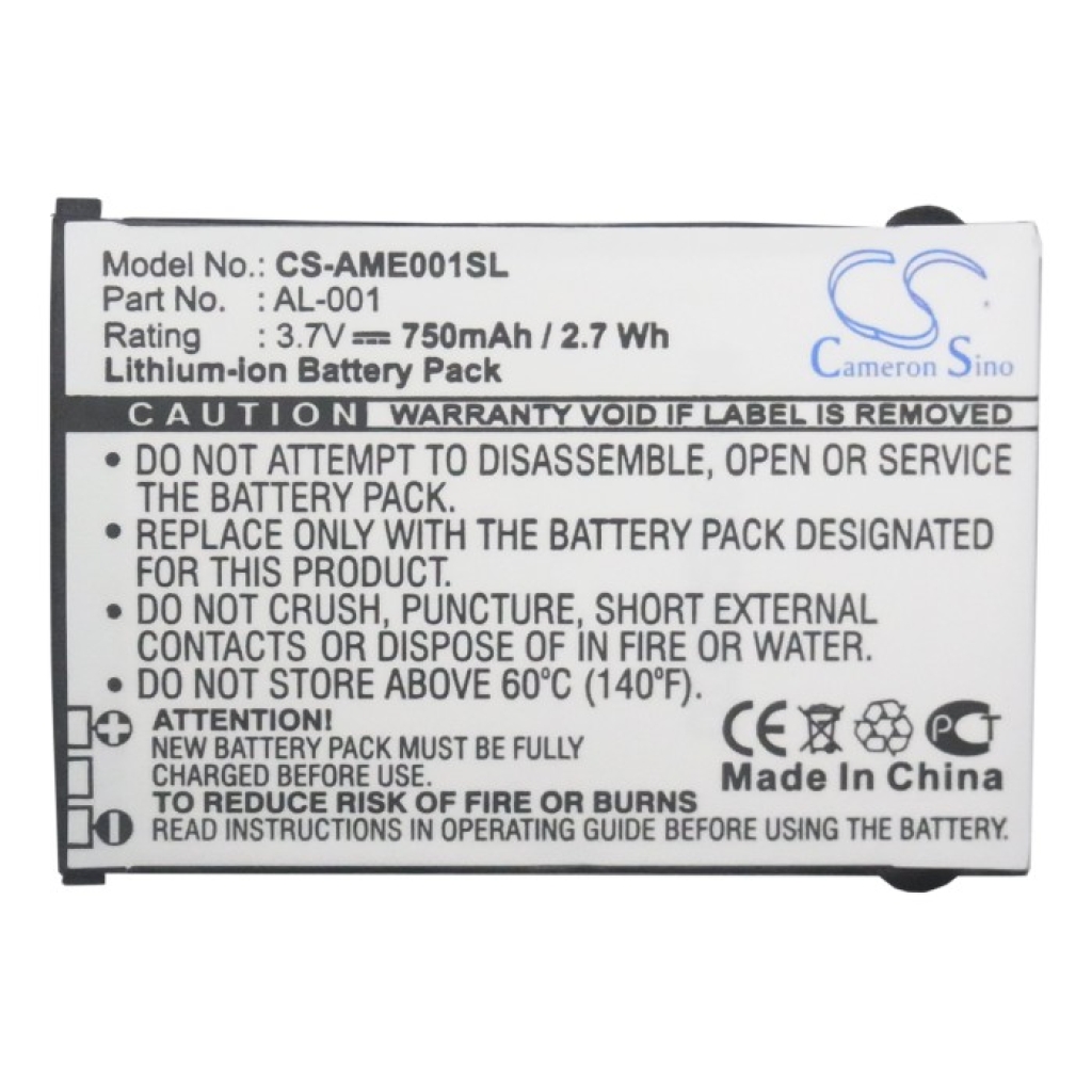 Batterie Batteria del telefono cellulare CS-AME001SL