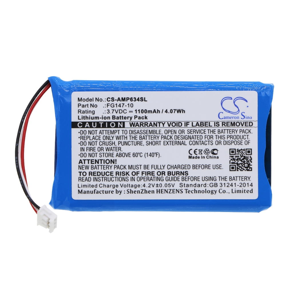 Batteria del telecomando Amx CS-AMP634SL