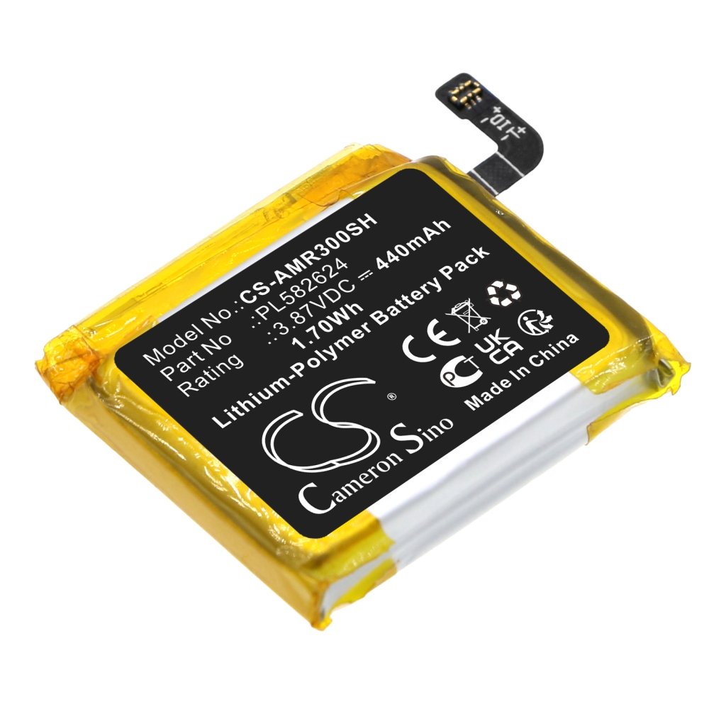 Batterie Batteria dello Smartwatch CS-AMR300SH