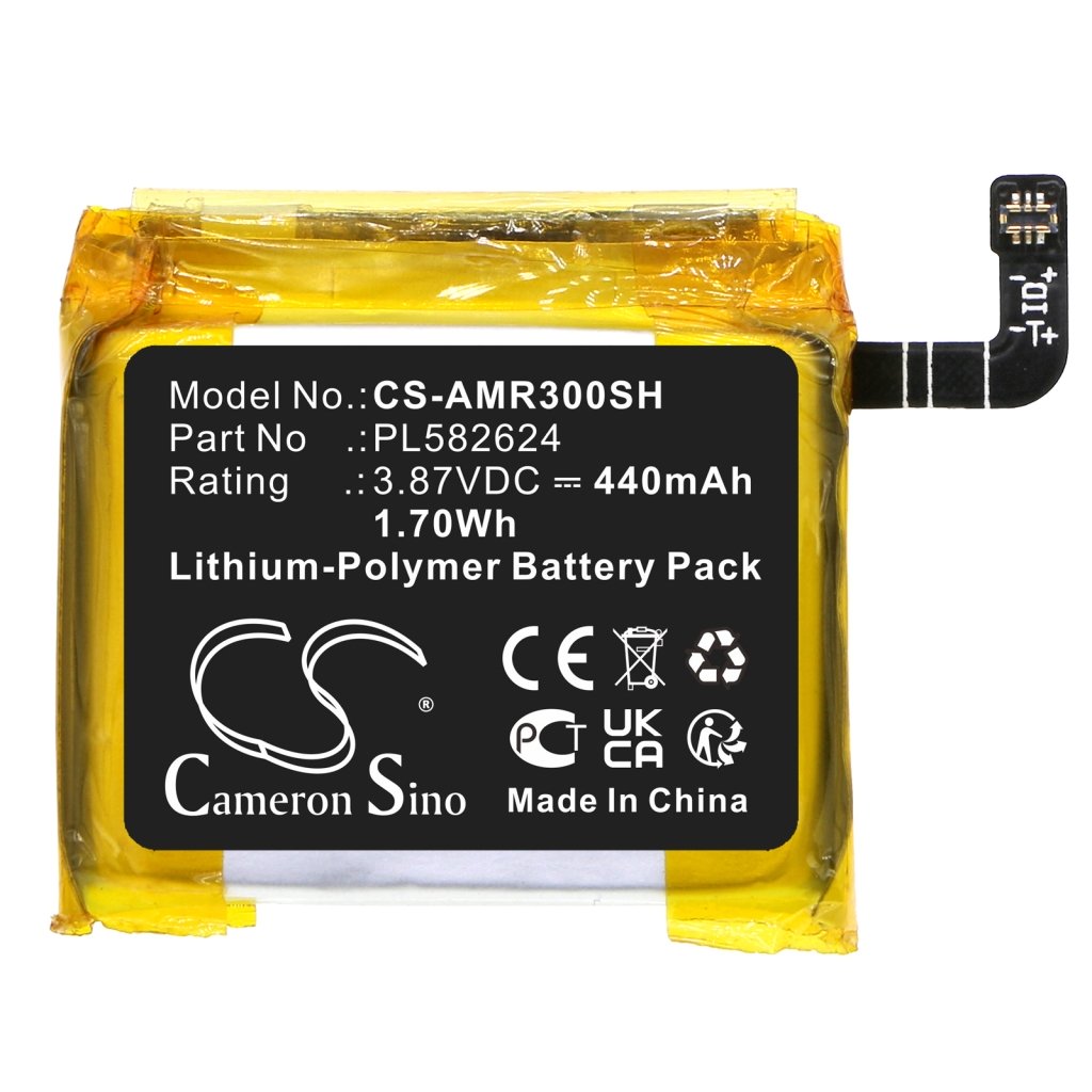 Batterie Batteria dello Smartwatch CS-AMR300SH
