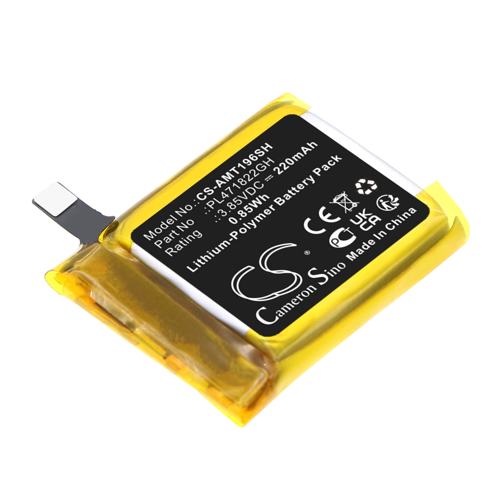 Batterie Batteria dello Smartwatch CS-AMT196SH