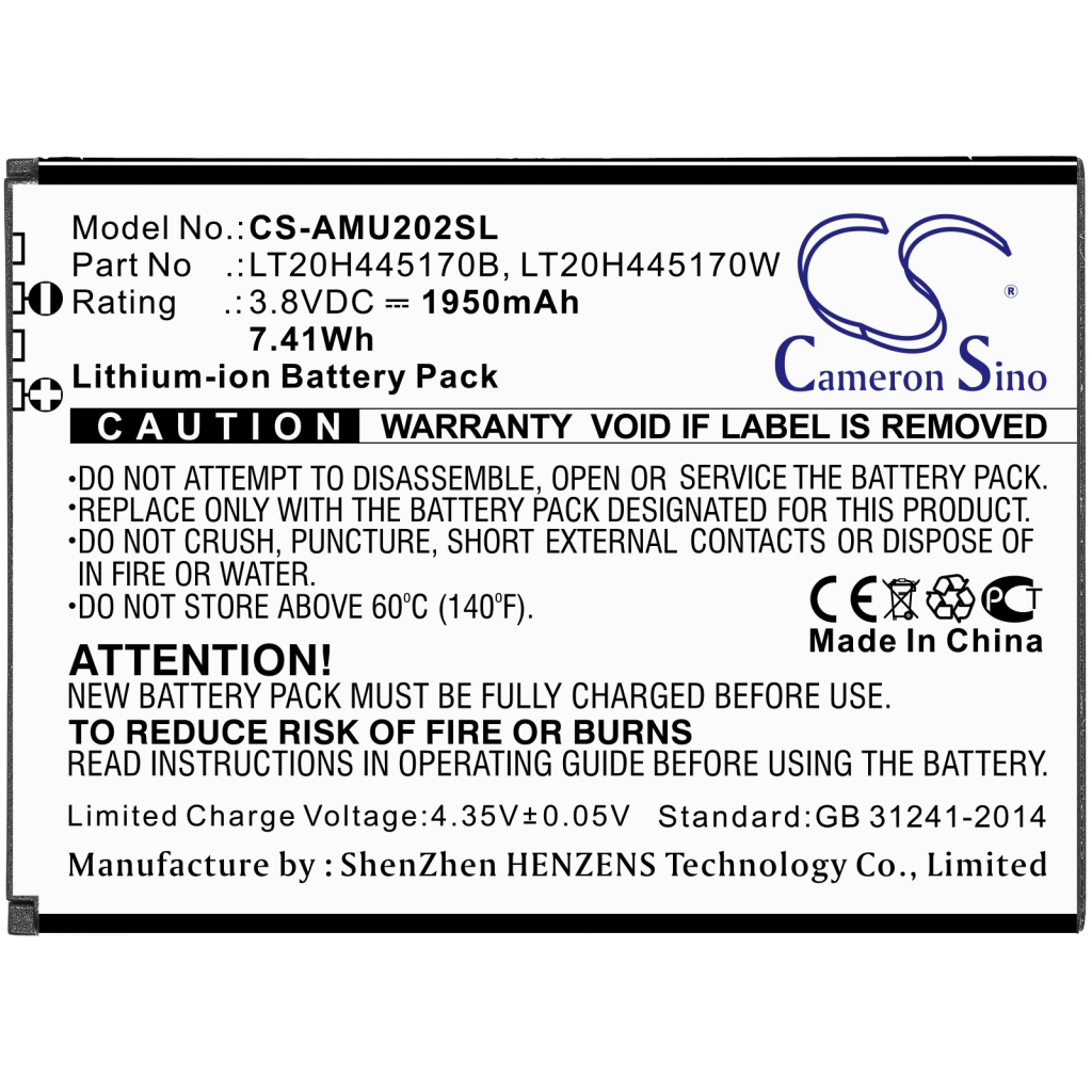 Sostituzione della batteria compatibile per AT