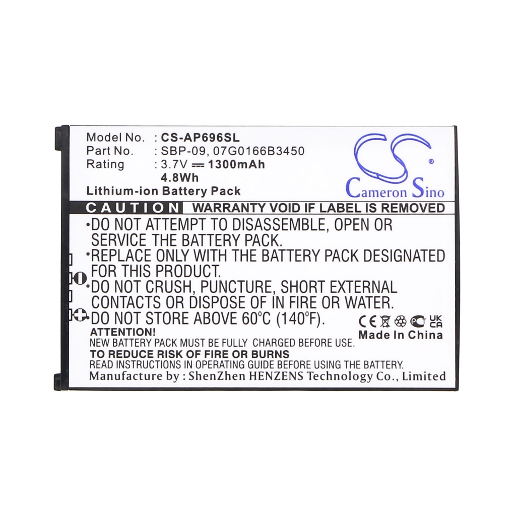 Sostituzione della batteria compatibile per Asus 07G0166B3450,SBP-09