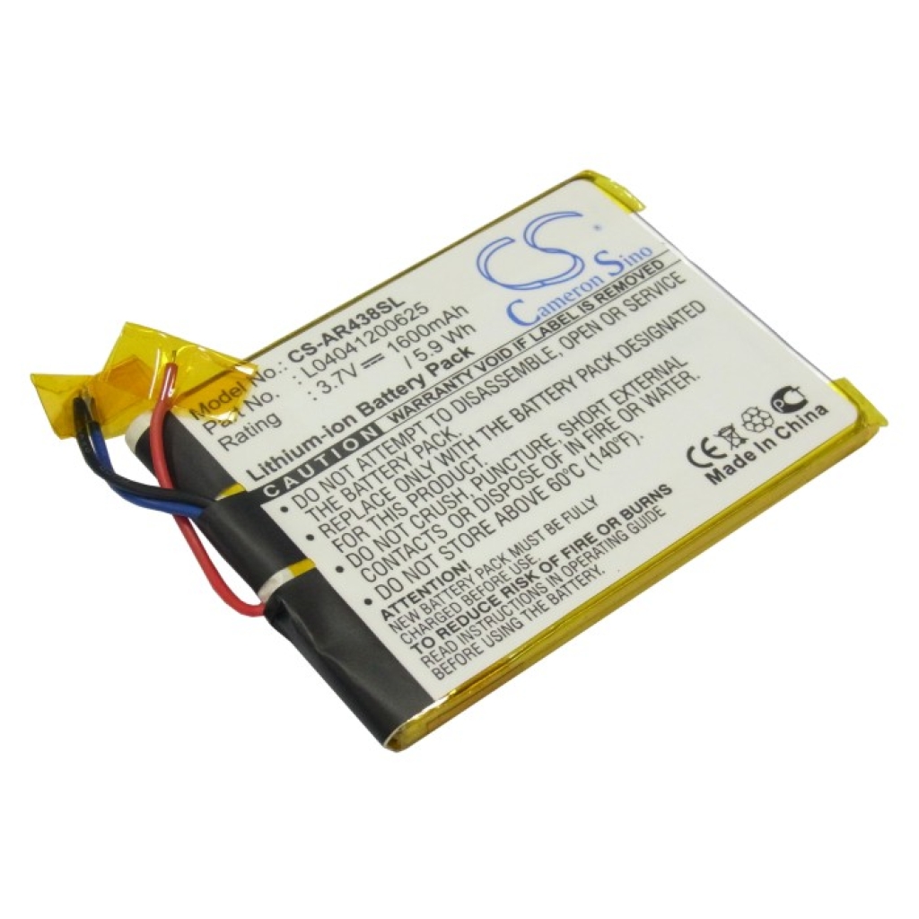 Batterie Batteria MP3, MP4, PMP CS-AR438SL