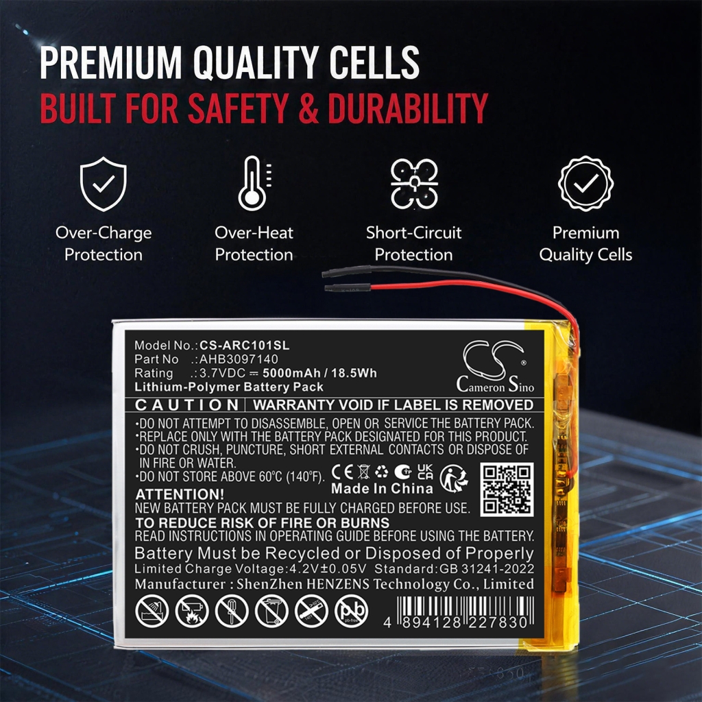 Batteria compatibile con Archos CS-ARC101SL