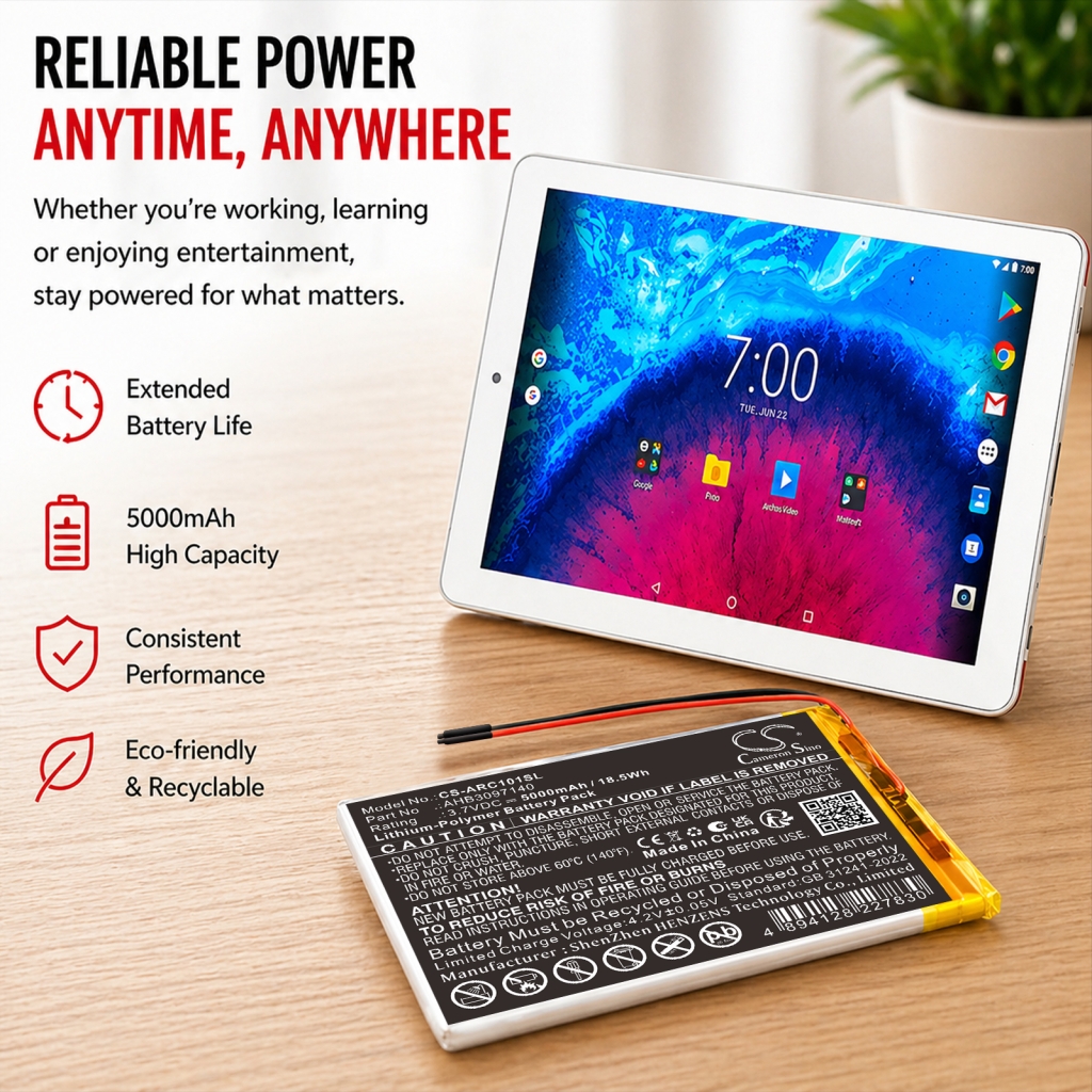 Batteria compatibile con Archos CS-ARC101SL