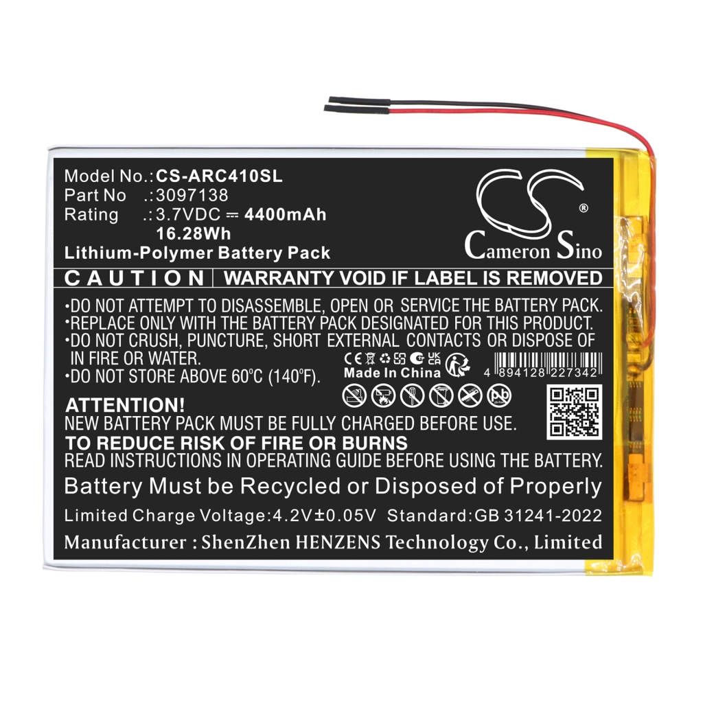 Batteria compatibile con Archos CS-ARC410SL