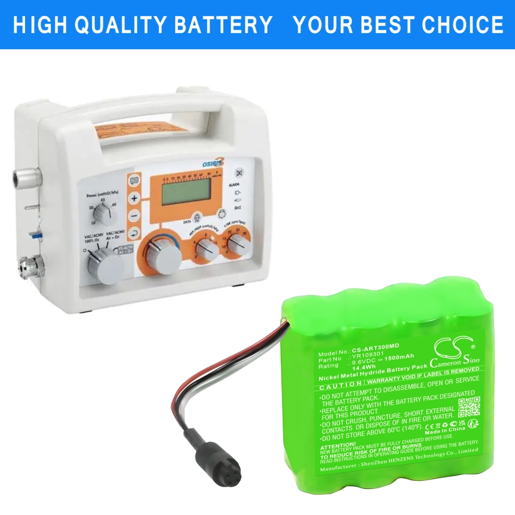 Batteria medica Air liquide CS-ART300MD