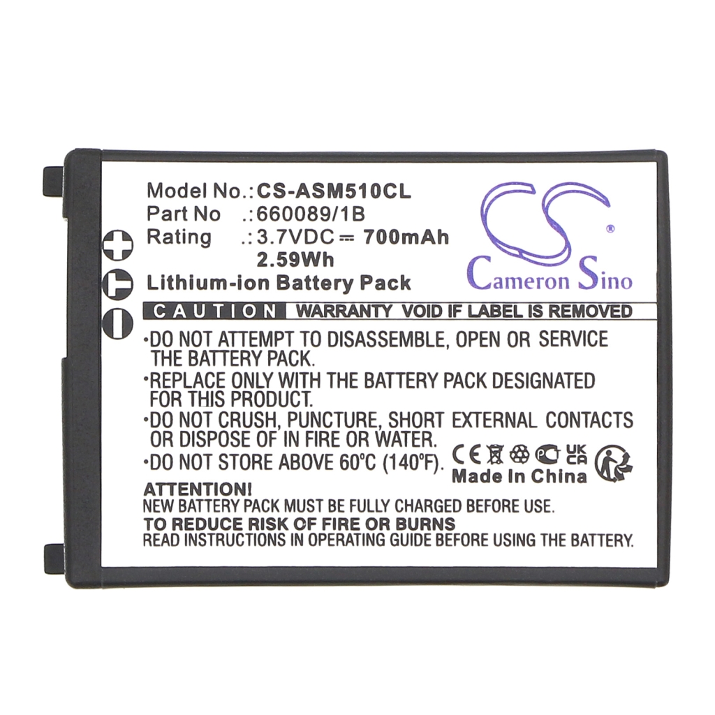 Sostituzione della batteria compatibile per ASCOM 660089/1B,660109