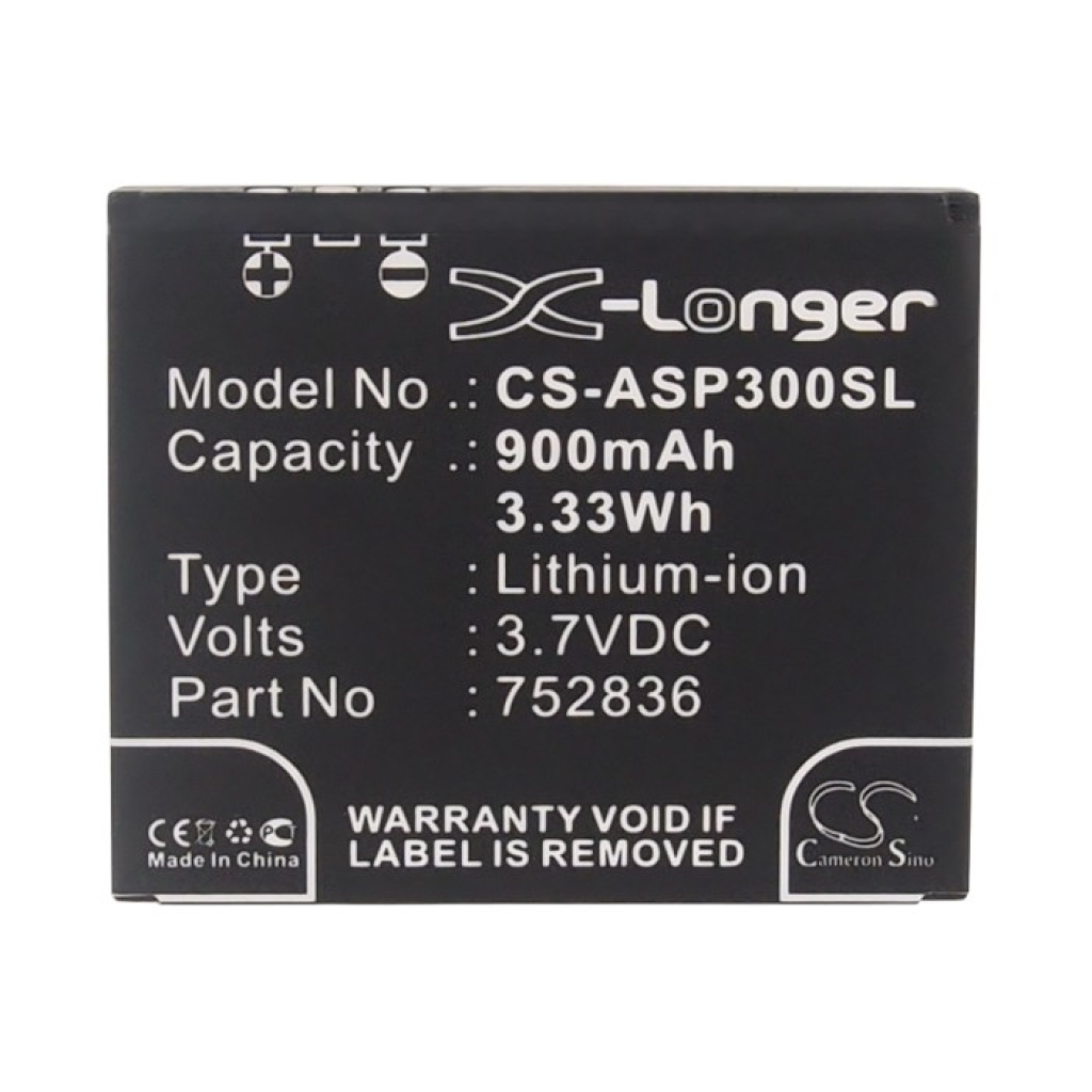 Batteria compatibile con Astak CS-ASP300SL