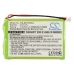 DeTewe Batteria Telefono Cordless CS-AST135CL