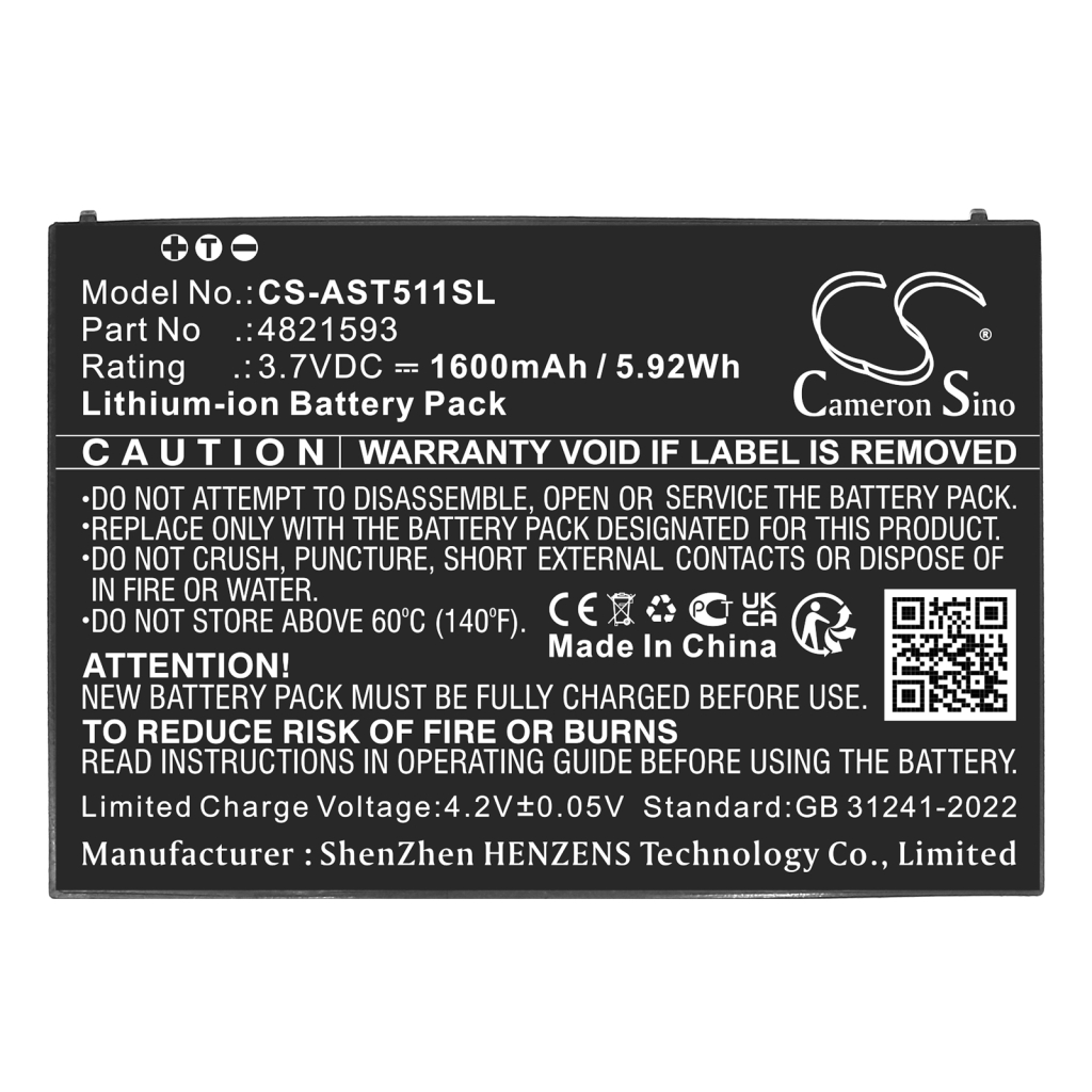 Batteria per telecamera di sicurezza domestica Assa abloy CS-AST511SL