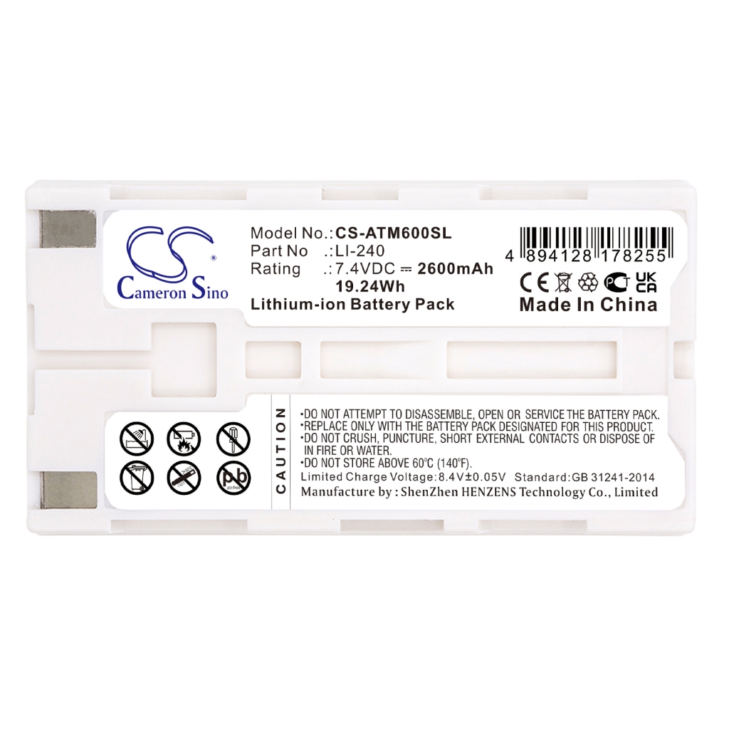Batterie Batteria Telefono Cordless CS-ATM600SL