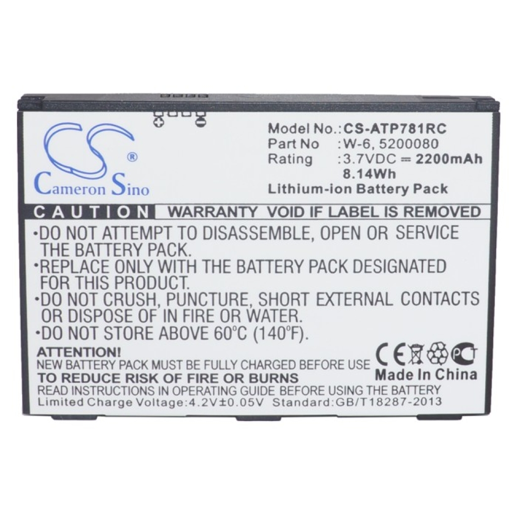 Batterie Sostituisce 5200080