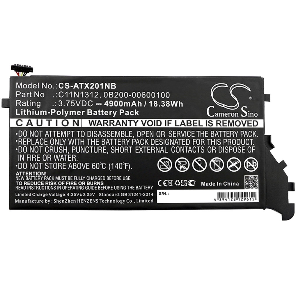 Batteria notebook Asus Transformer Book TX201LA (CS-ATX201NB)