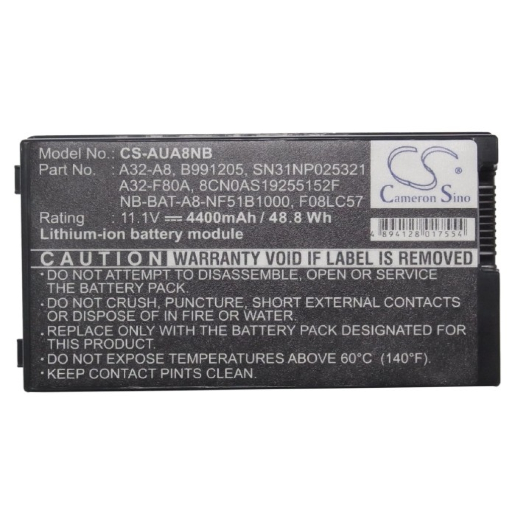 Batterie Sostituisce A32-F80H