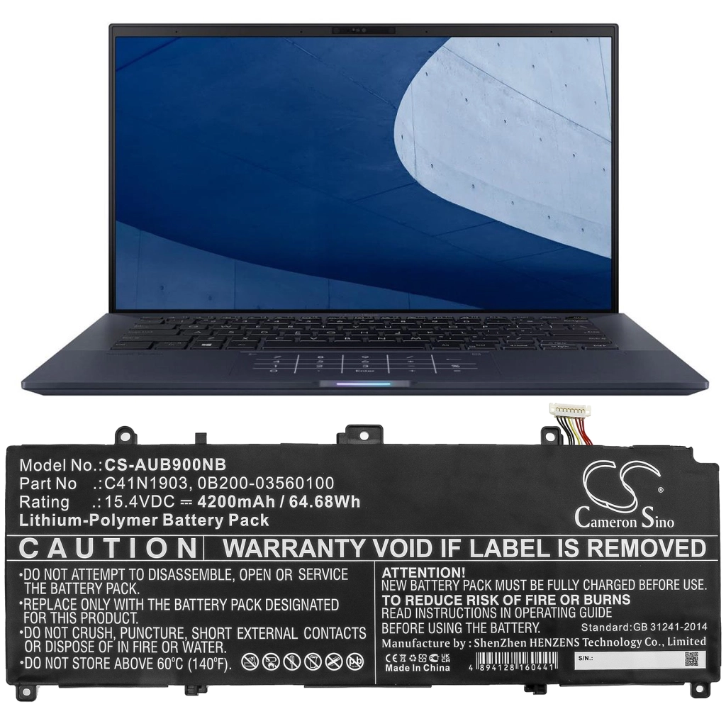 Batteria notebook Asus ExpertBook B9450FA-XS74 (CS-AUB900NB)