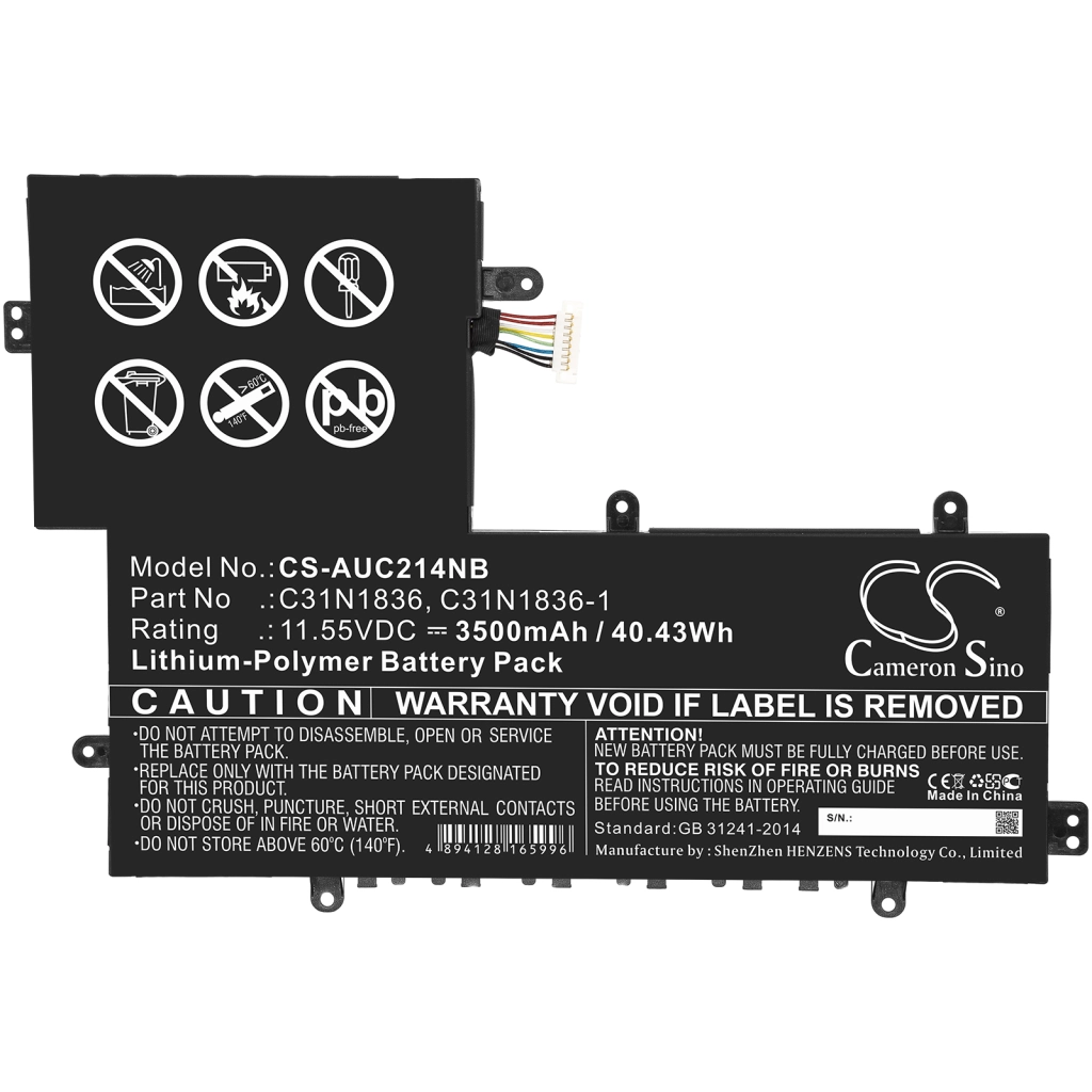 Batteria notebook Asus Chromebook C204MA-GJ0074 (CS-AUC214NB)
