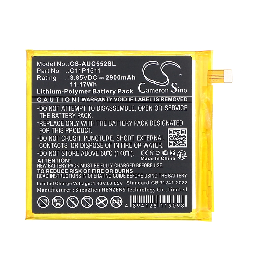 Sostituzione della batteria compatibile per Asus 0B200-02000500,C11P1511
