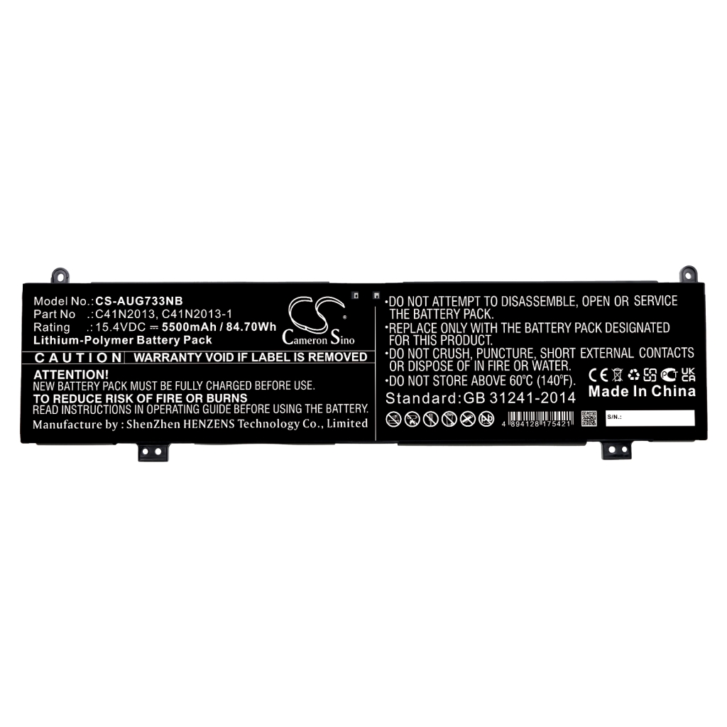 Batterie Sostituisce C41N2013-1