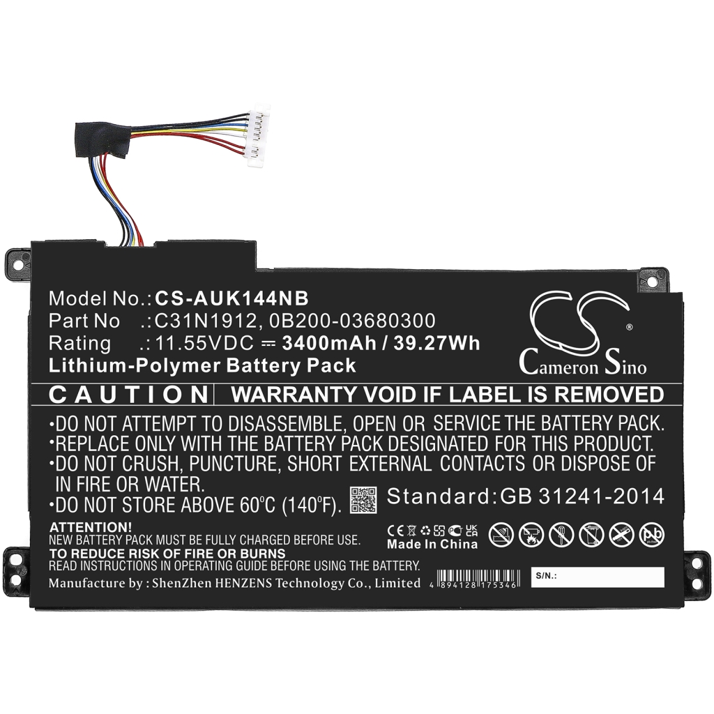 Batteria notebook Asus CS-AUK144NB