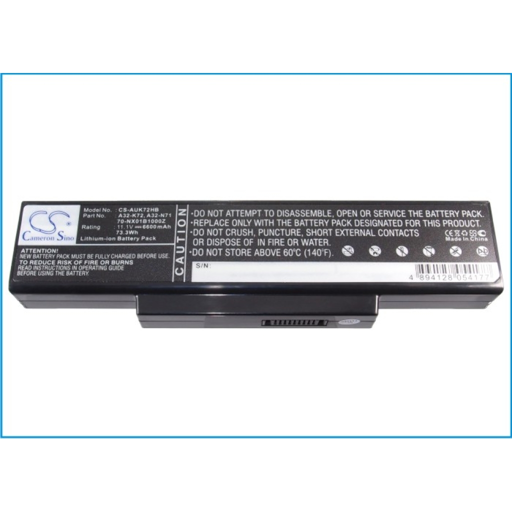 Batterie Sostituisce A32-K72