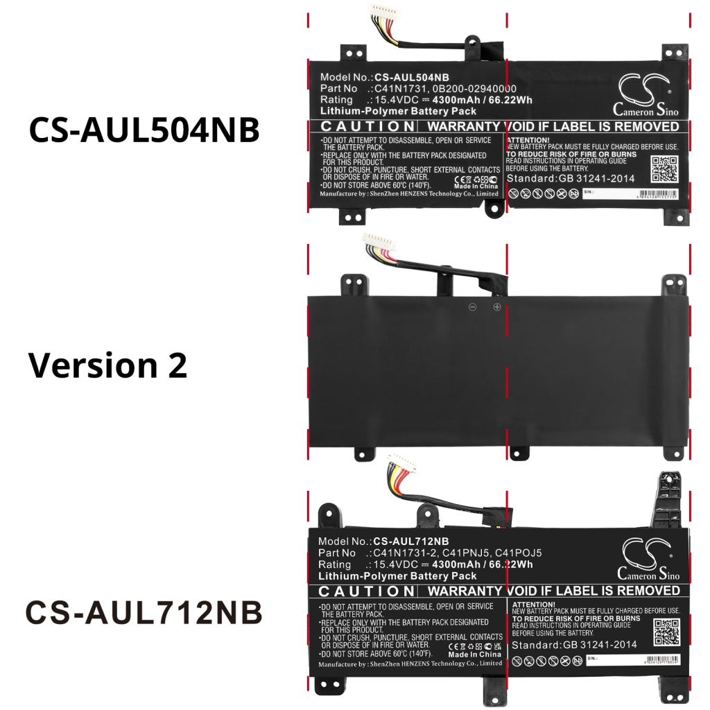 Batteria notebook Asus CS-AUL504NB