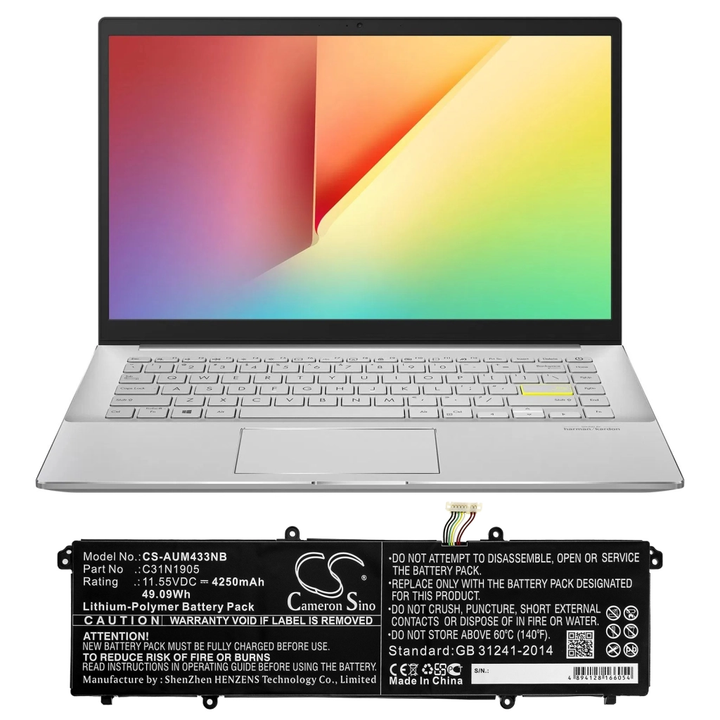 Batteria notebook Asus VivoBook S14 S433FA-EB016T (CS-AUM433NB)