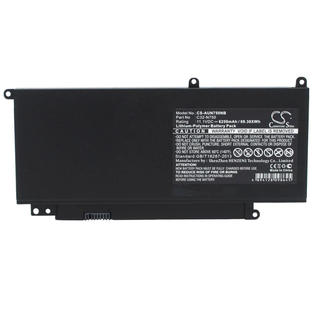 Batteria notebook Asus N750JK-T4042H (CS-AUN750NB)