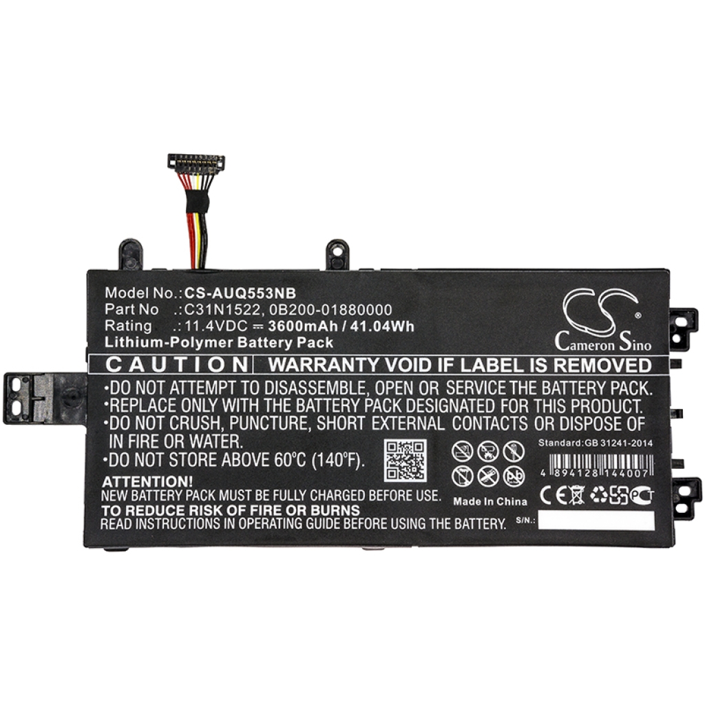 Batteria notebook Asus CS-AUQ553NB