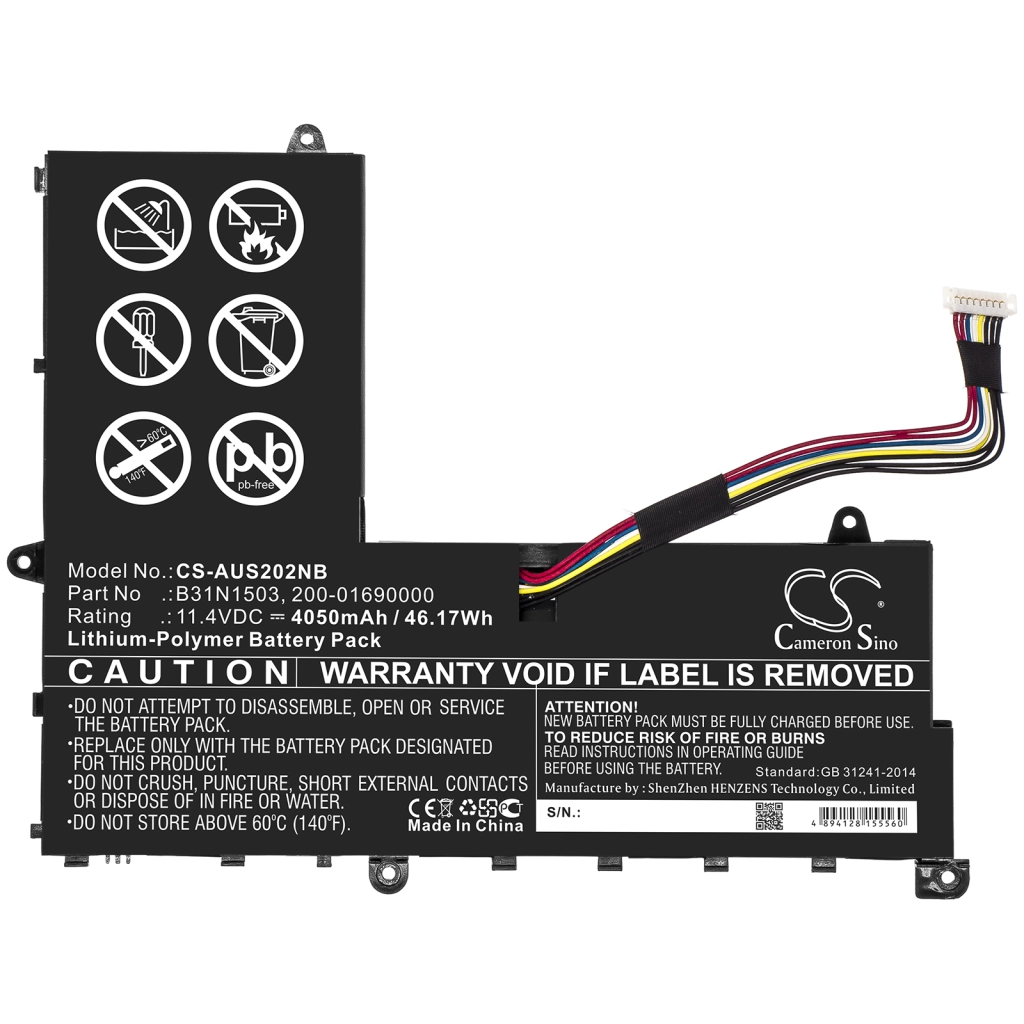 Batteria notebook Asus R206SA (CS-AUS202NB)