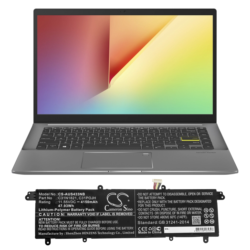 Batteria notebook Asus ZenBook UX392FA-AB004T (CS-AUS433NB)