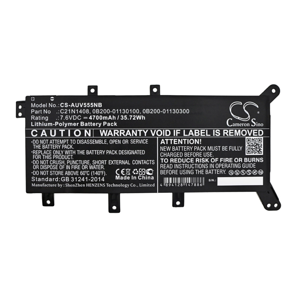 Batteria notebook Asus A555LJ-XO912T (CS-AUV555NB)