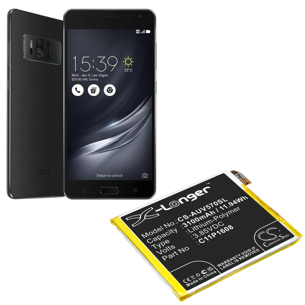 Batterie Batteria del telefono cellulare CS-AUV570SL