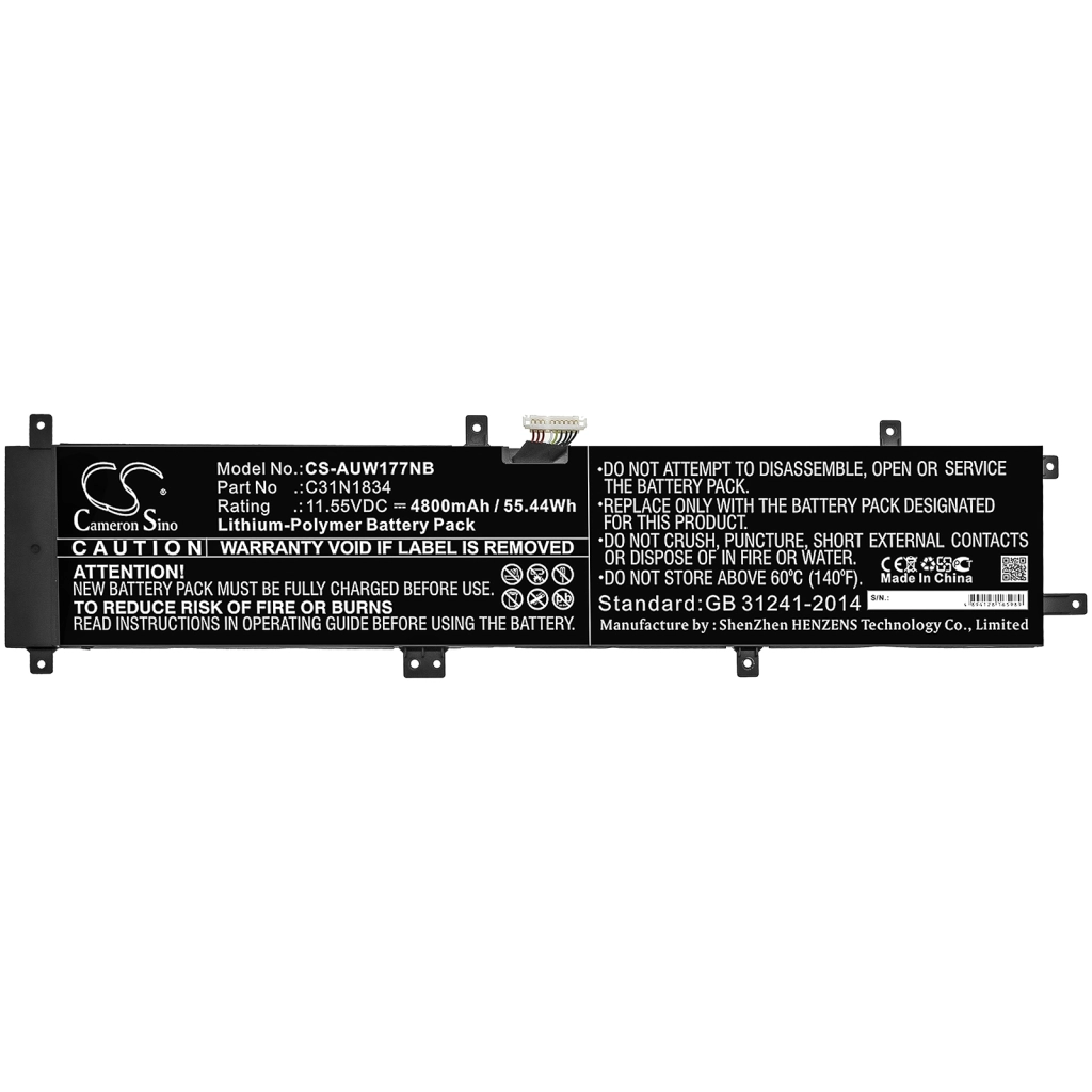 Batteria notebook Asus ProArt StudioBook Pro 17 W700G2T-AV014R (CS-AUW177NB)