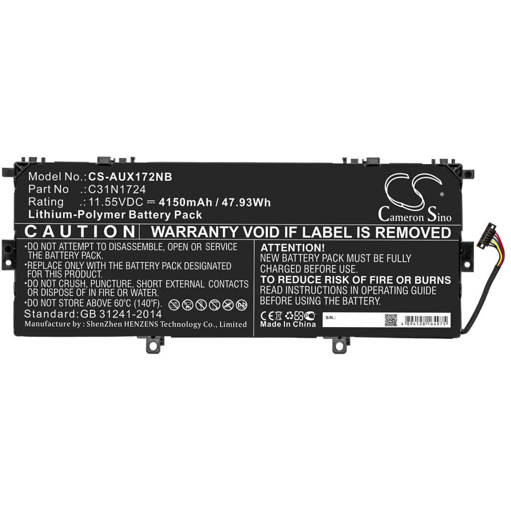 Batteria notebook Asus ZenBook 13 UX331FAL-EG003T (CS-AUX172NB)