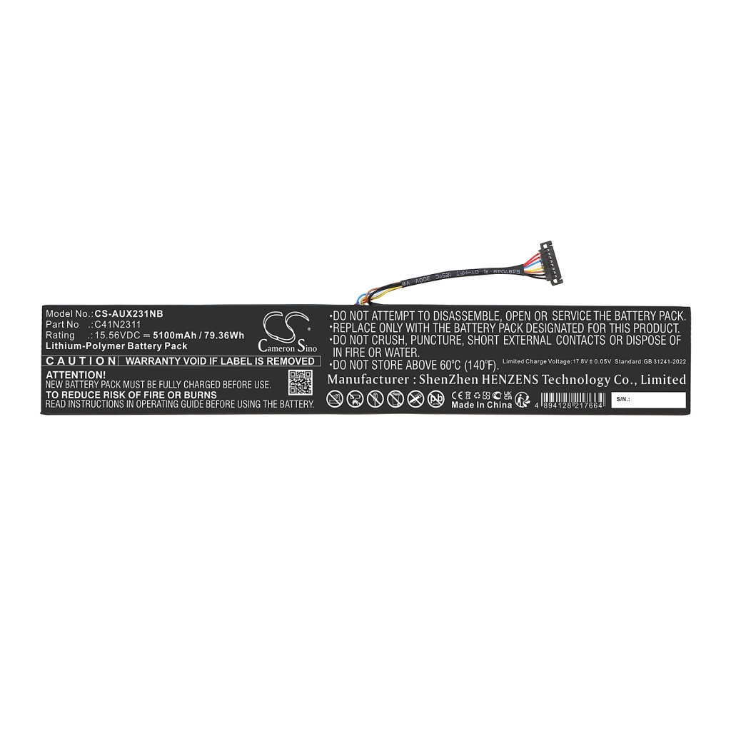 Batterie Sostituisce C41N2311