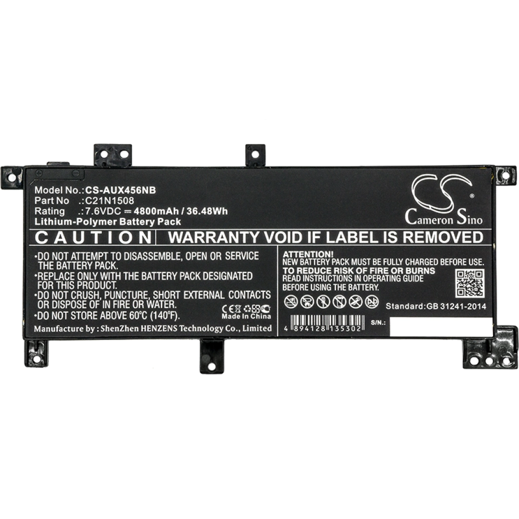 Batteria notebook Asus X456UQ-GA060T (CS-AUX456NB)