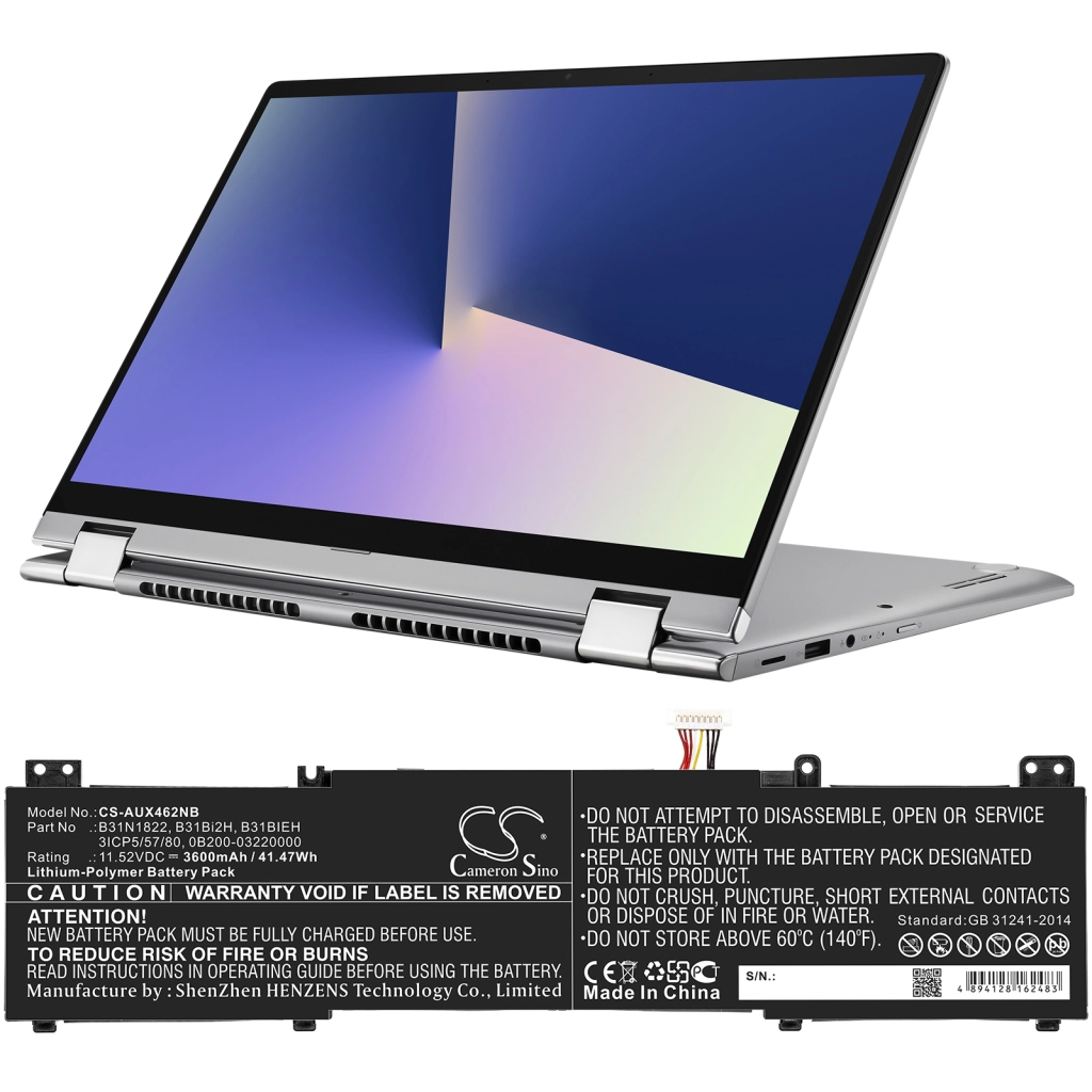 Batteria notebook Asus ZenBook Flip 14 UM462DA-AI030T (CS-AUX462NB)