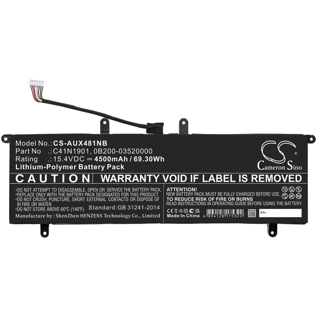 Batteria notebook Asus ZenBook Duo UX481FL-HJ084R (CS-AUX481NB)